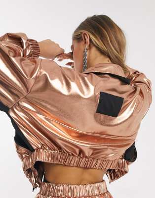 metallic gold tracksuit