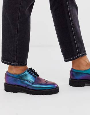 asos metallic shoes