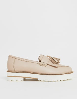 asos beige loafers