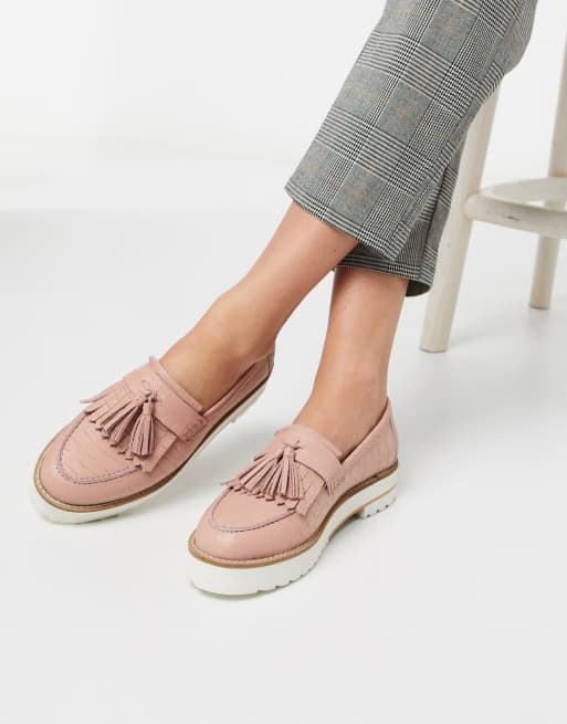 Asos store pink loafers