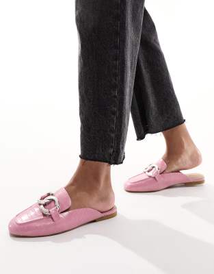 ASOS DESIGN - Mia - Mules in Rosa