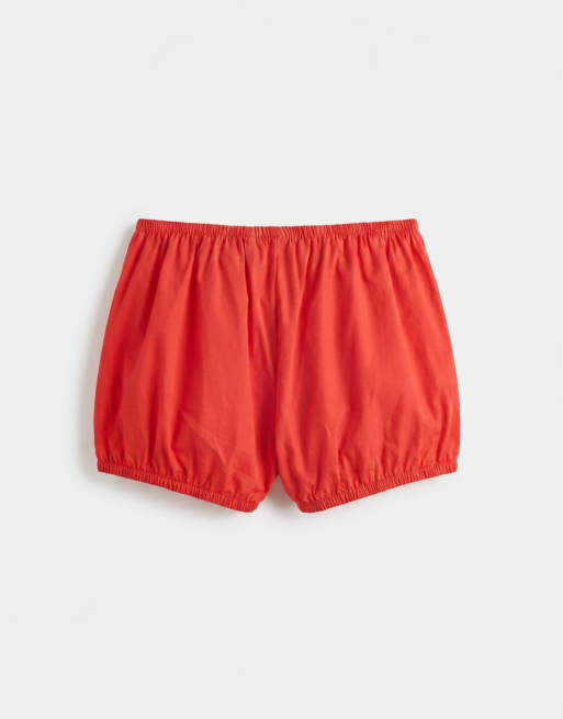ASOS DESIGN micro boxer shorts in red poplin, 7 of 9