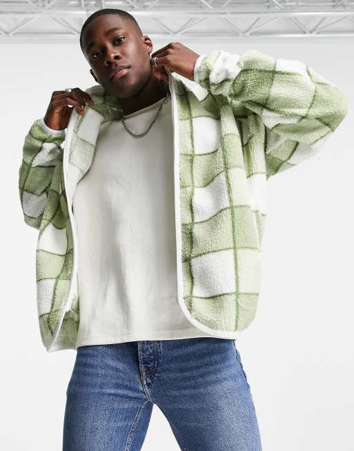 Asos checked jacket hot sale