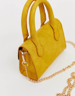 asos yellow bag