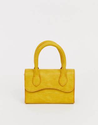 asos yellow bag