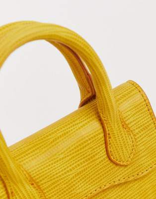 asos yellow bag