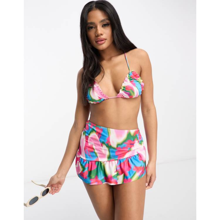 Swimming costume with frill online