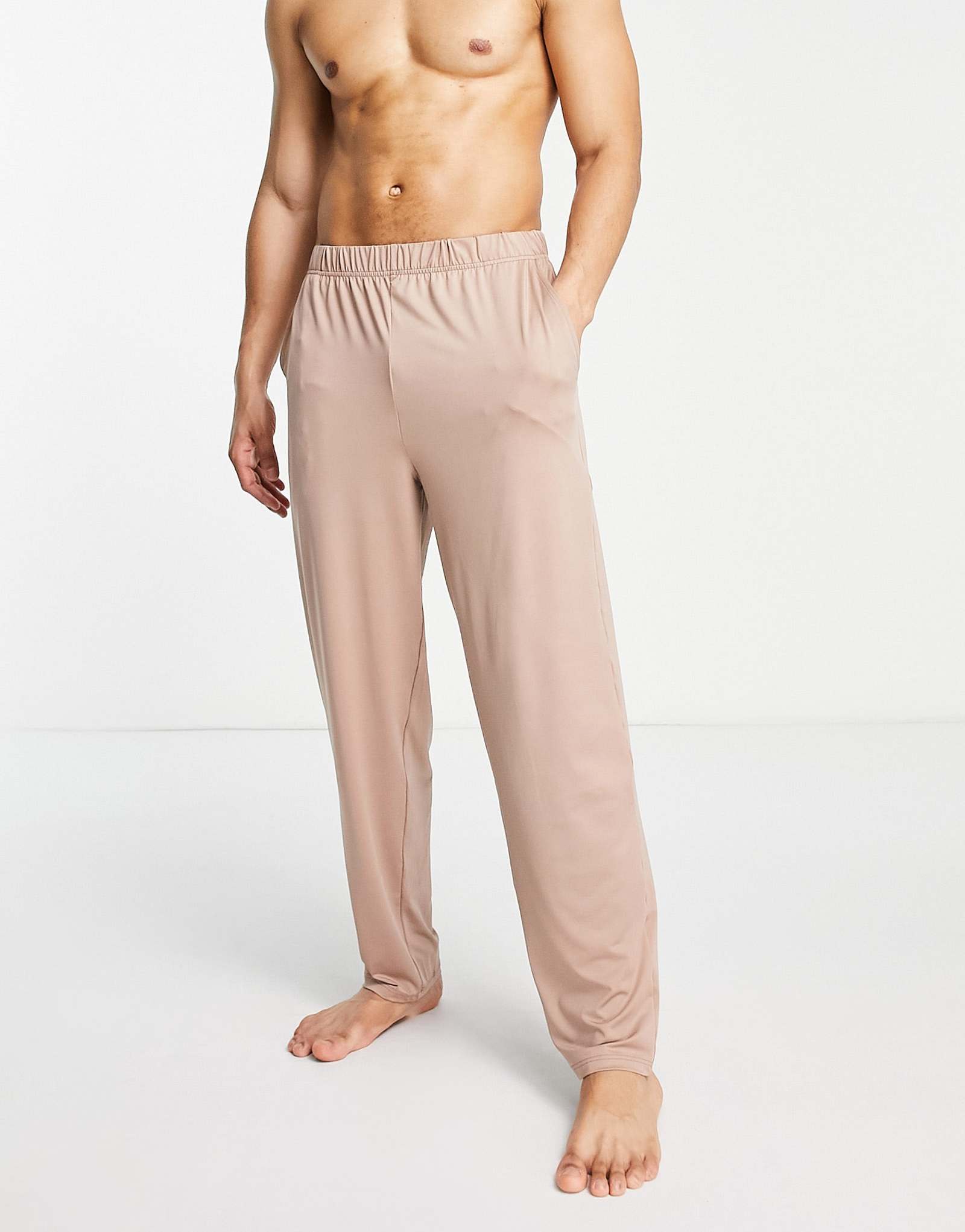 Дизайнерские брюки для отдыха из микрофибры ASOS - часть комплекта