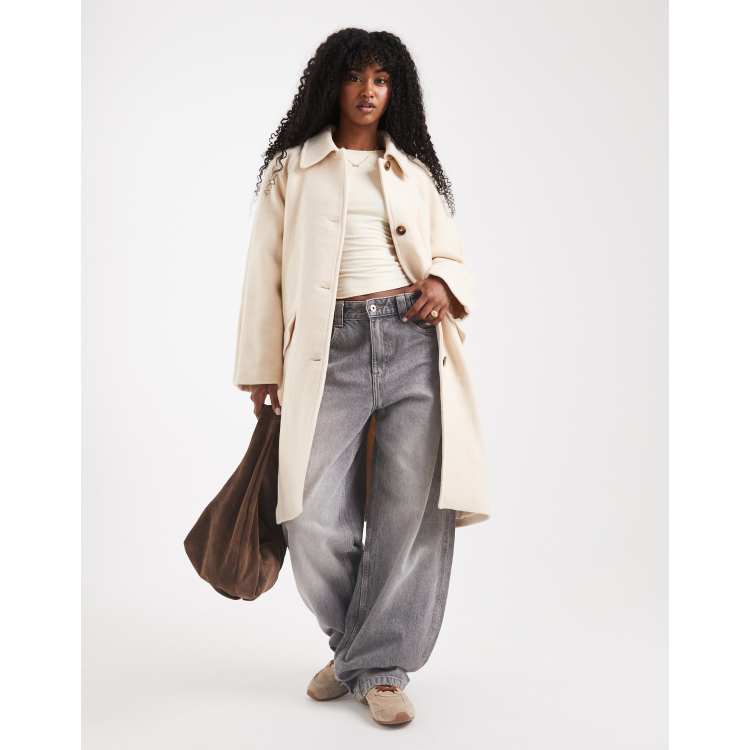 美品 セオリー CHINTZED TWIL CLEAN CAR COAT Cotton-Blend Car Coat | Theory