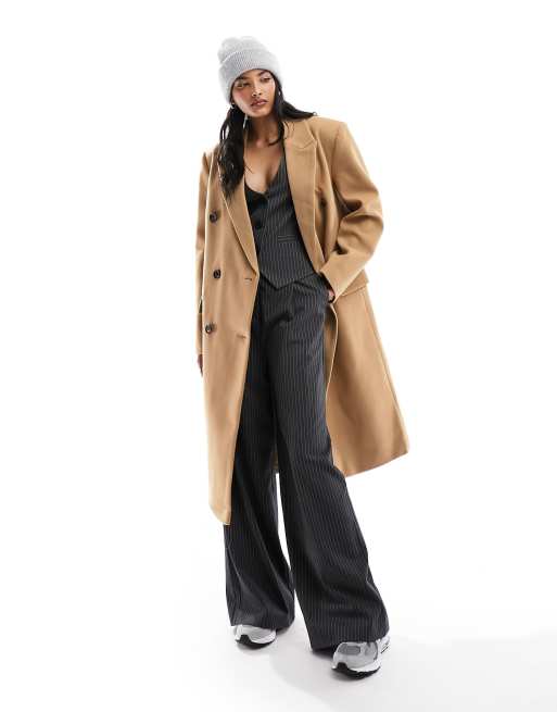 Camel coat cheap mid length