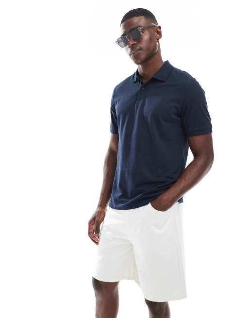 ASOS DESIGN mid length shorts in white
