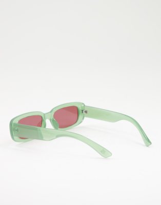 asos green sunglasses