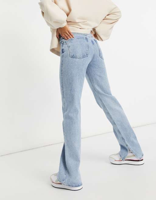 Jeans with sale split