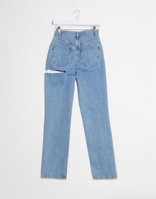asos mid rise jeans