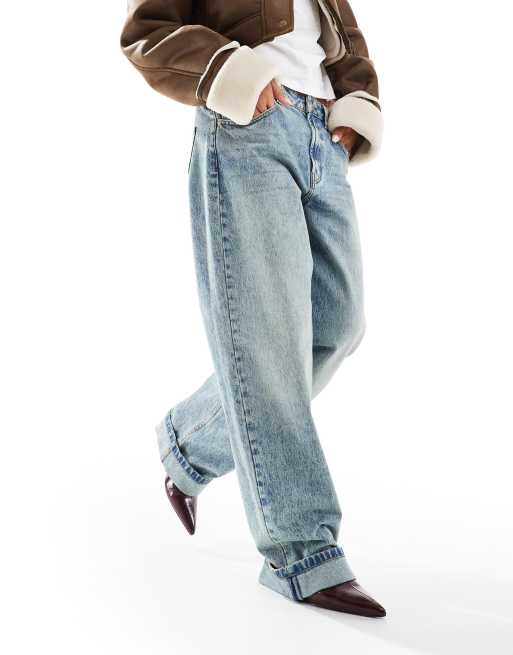Baggy distressed boyfriend jeans store