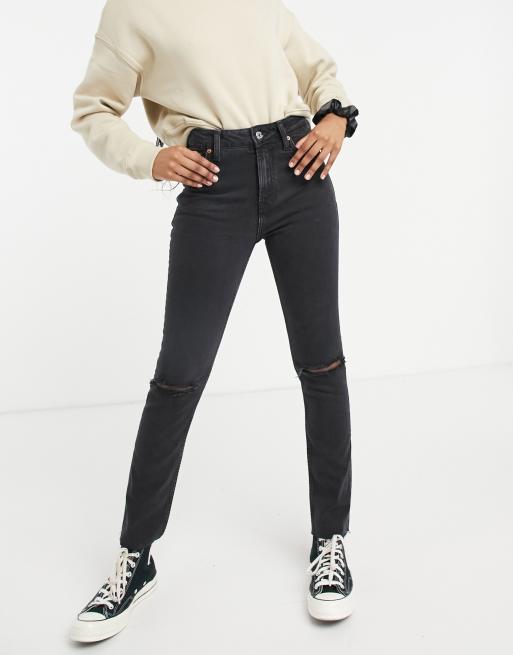Asos black skinny hot sale jeans