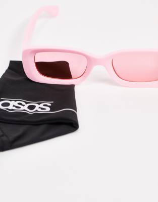 asos pink glasses