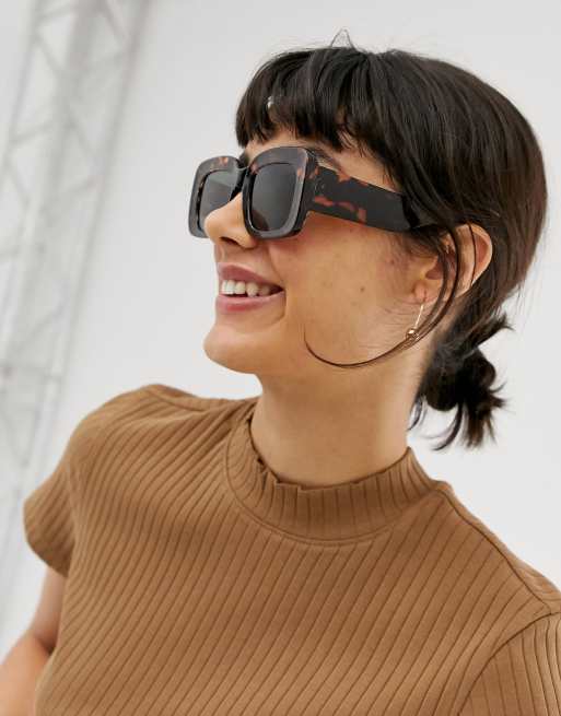 Asos design mid cheap square sunglasses