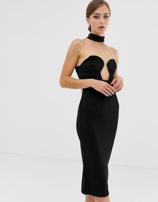 asos chain dress