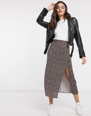 asos design midi skirt