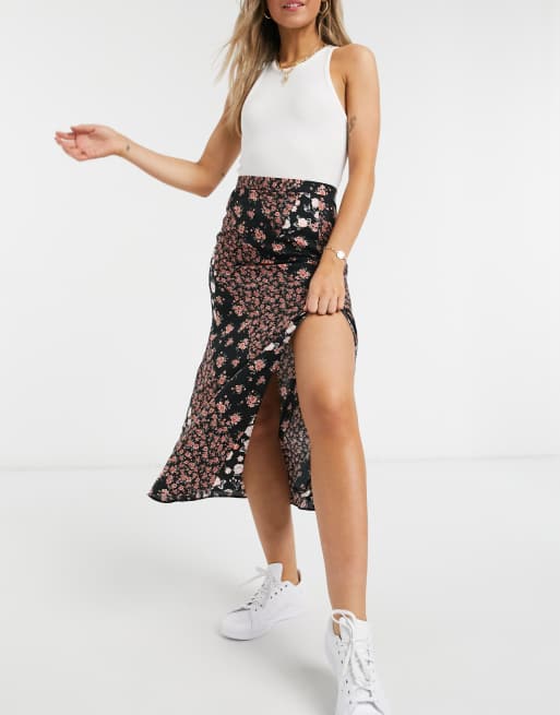 Asos slip sale skirt