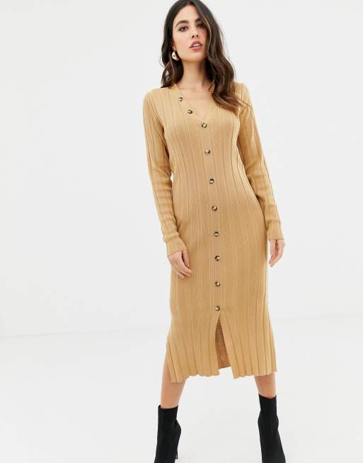 Cardigan midi outlet dress