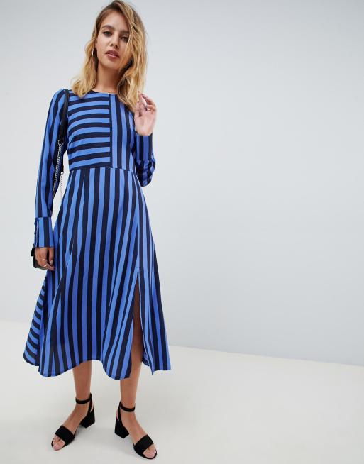 Asos stripe clearance dress