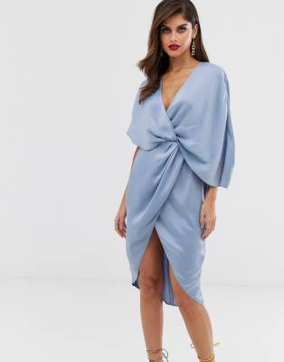 kimono dress satin