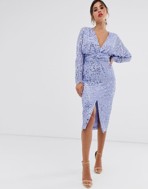 Asos scattered sequin outlet dress