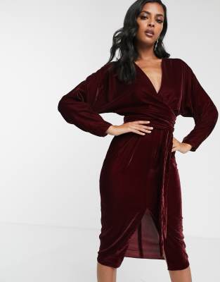 asos design midi dress