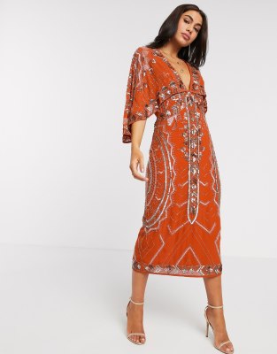 kimono kleid asos
