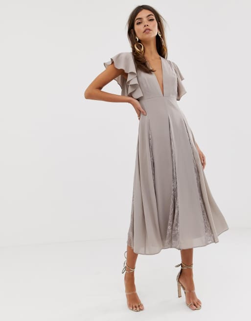 Asos design midi clearance dress