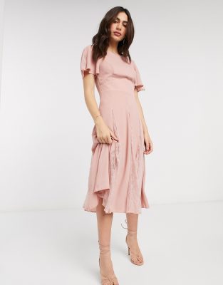 asos lace midi dresses