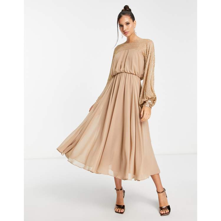 Asos design hot sale midi dress