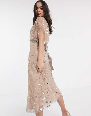 mirror sequin dress
