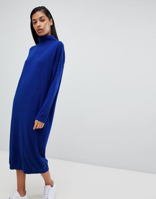 Asos midi shop jumper dress