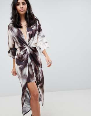 asos design kimono dress