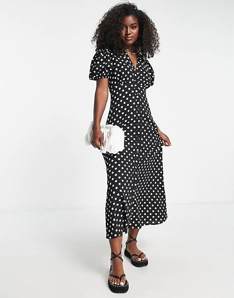 Aanhoudend Word gek Reactor Polka Dot jurken | Shop polka dot jurken, tops, rokken en schoenen | ASOS