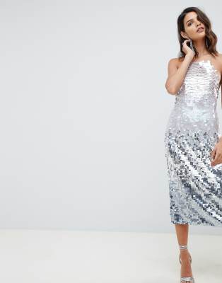 asos ombre sequin dress