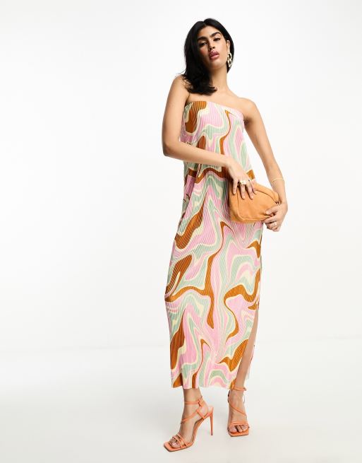 Asos bandeau hot sale midi dress