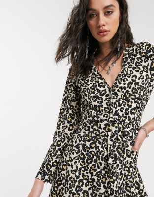 leopard print belt asos