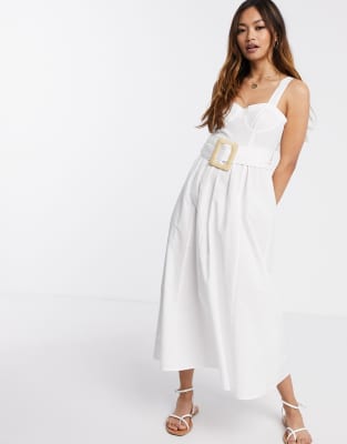 asos white sundress