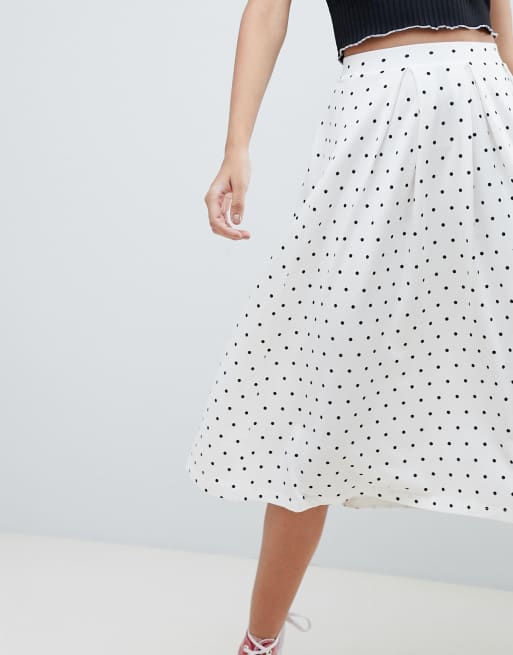 Asos design petite midi skirt with box pleats hotsell