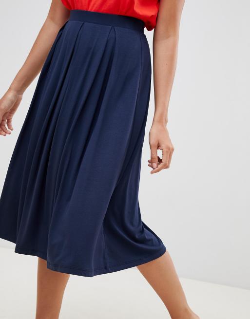 Asos design midi skirt with hot sale box pleats