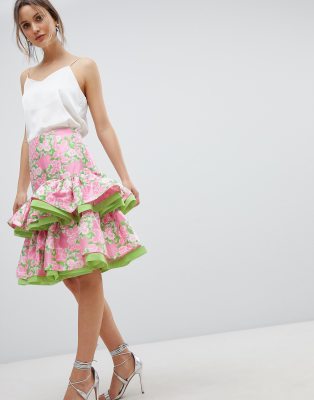 asos design midi skirt