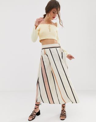 asos design midi skirt