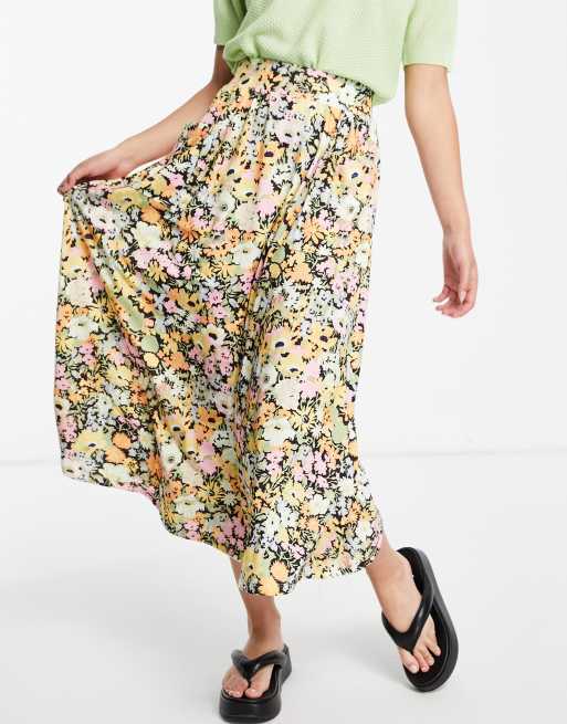 Asos printed outlet midi skirt