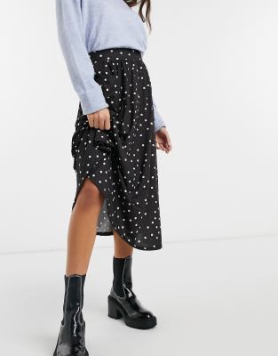 asos design midi skirt