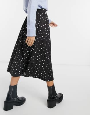 asos design midi skirt