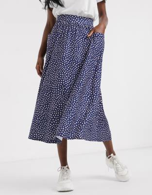 asos polka dot skirt